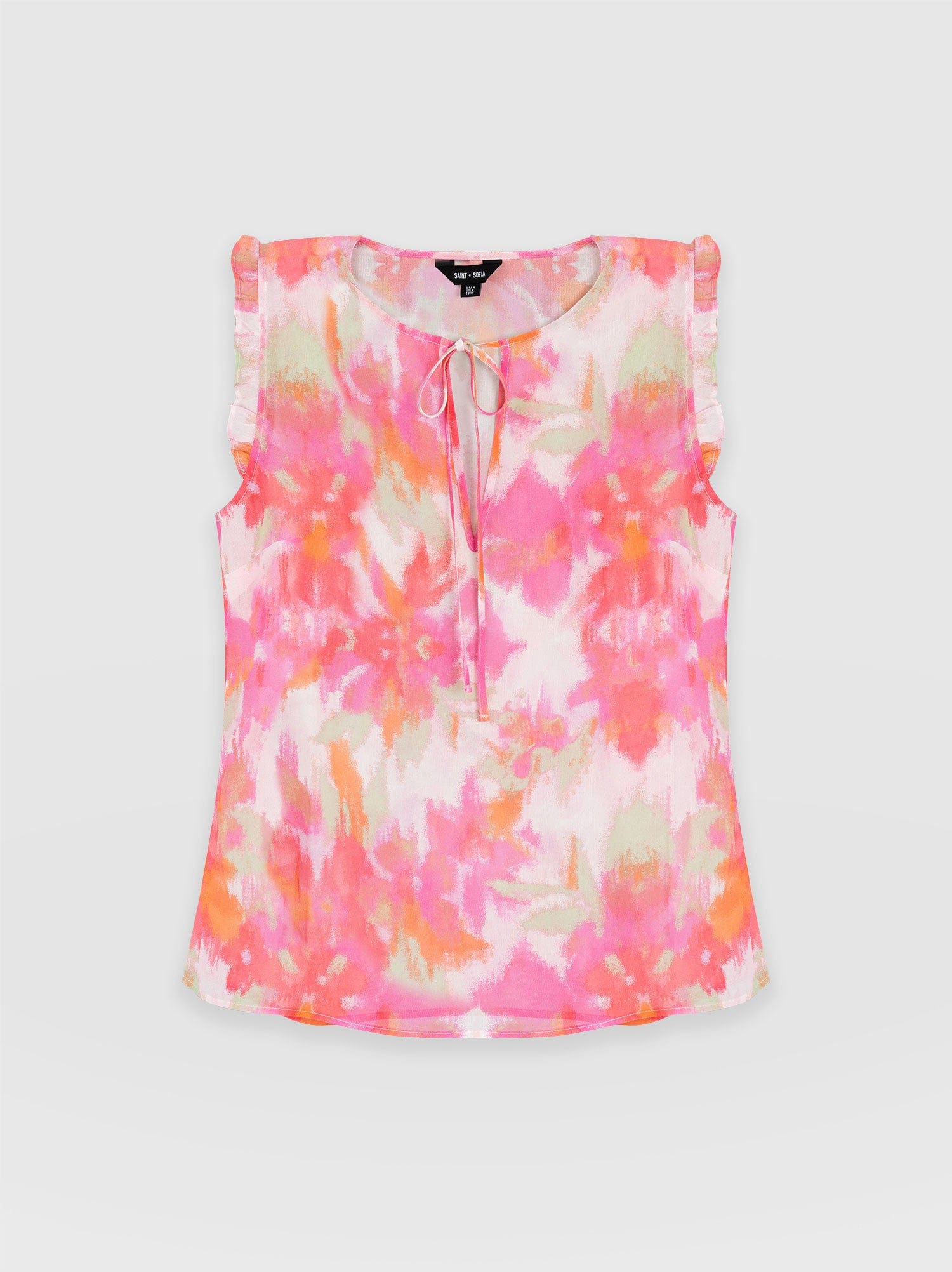 Ada Sleeveless Blouse Cream Soft Focus - Women's Blouses | Saint + Sofia® USA